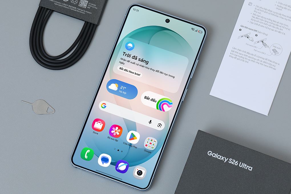 Điện thoại Samsung Galaxy S26 Ultra 5G 16GB/1TB Màu Xanh Dương