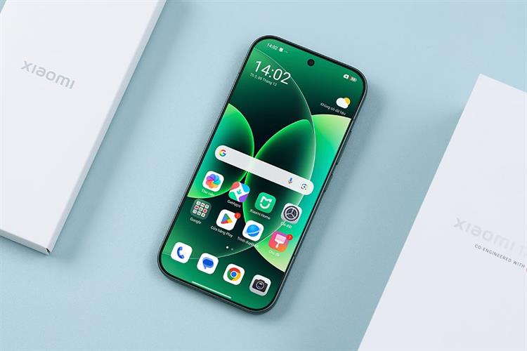 Điện thoại Xiaomi 17 5G 12GB/512GB Màu Xanh lá