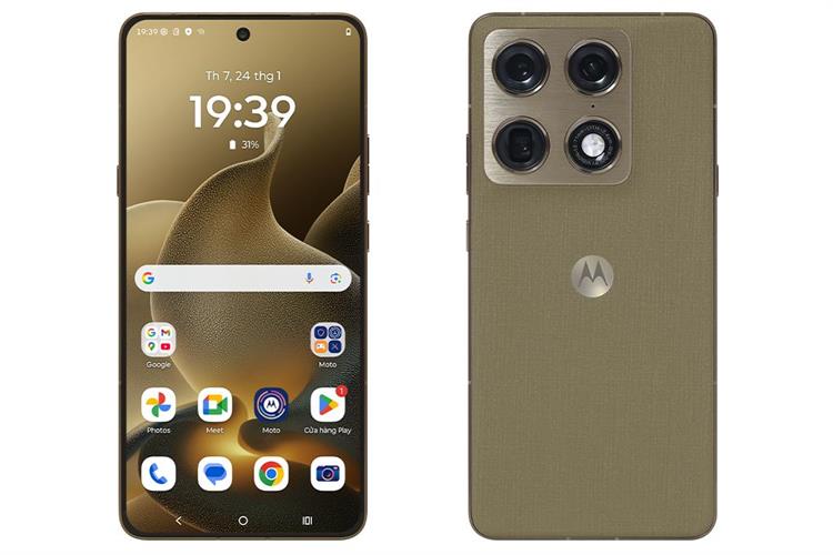 Điện thoại Motorola Signature 12GB/256GB Màu Xanh Oliu