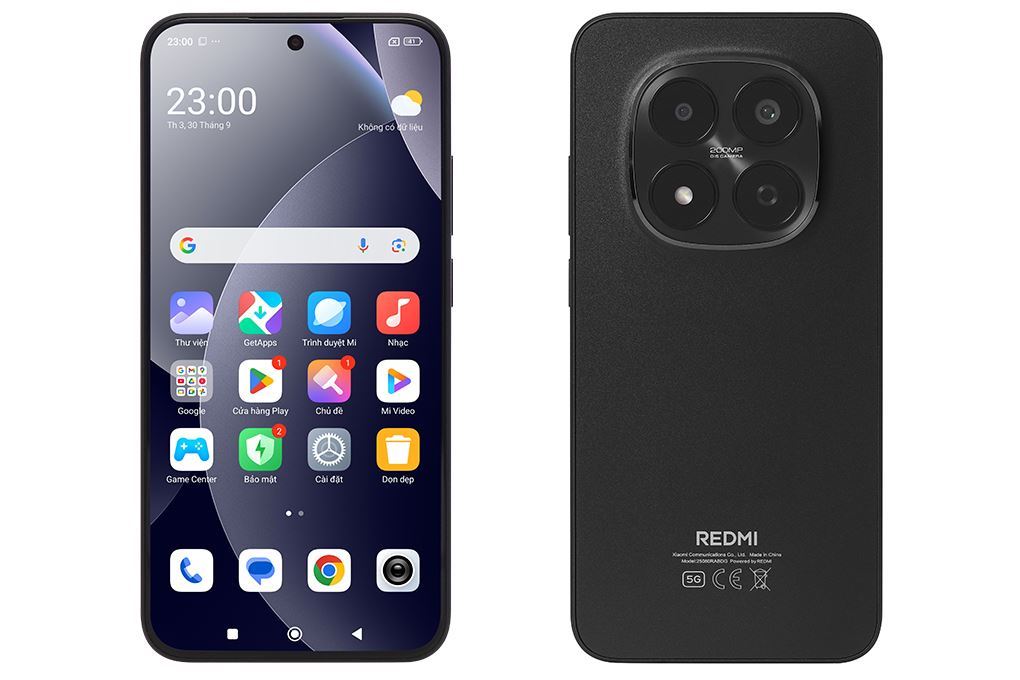 Điện thoại Xiaomi Redmi Note 15 Pro 5G 12GB/256GB Màu Đen