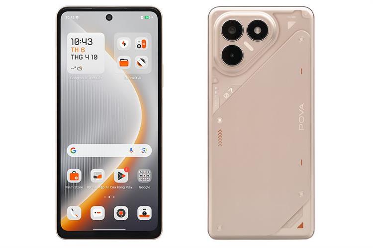 Điện thoại Tecno Pova 7 8GB/256GB Màu Nâu