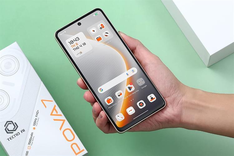 Điện thoại Tecno Pova 7 8GB/256GB Màu Nâu