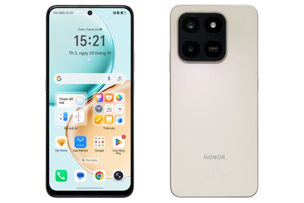 Điện thoại Honor X7d 8GB/128GB Màu Vàng