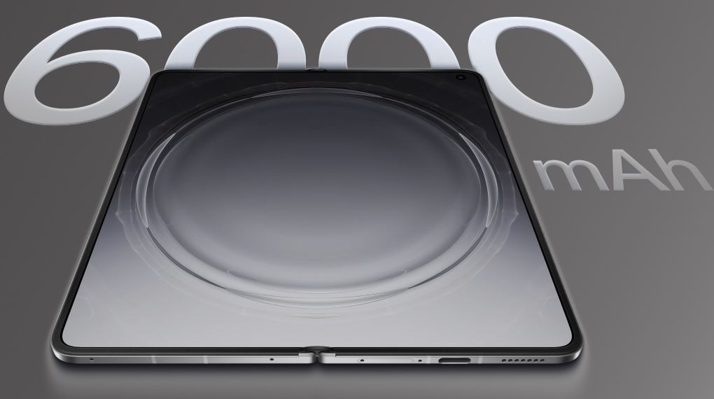 OPPO Find N6 trang bị pin Silicon-Carbon 6000 mAh, cung cấp năng lượng bền bỉ cho cả ngày dài làm việc OPPO Find N6 trang bị pin Silicon-Carbon 6000 mAh, cung cấp năng lượng bền bỉ cho cả ngày dài làm việc