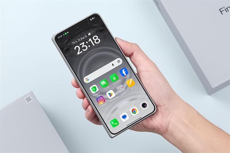 Điện thoại OPPO Find N6 Màu Titan xanh