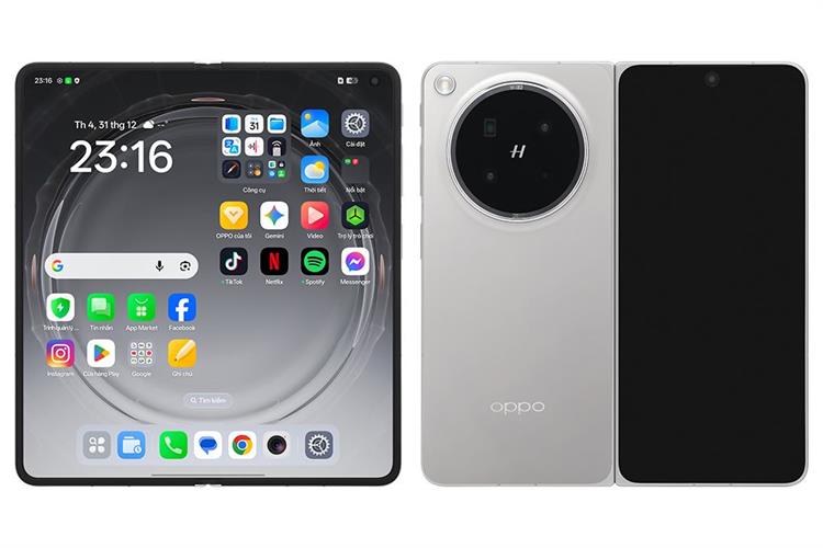 Điện thoại OPPO Find N6 Màu Titan xanh