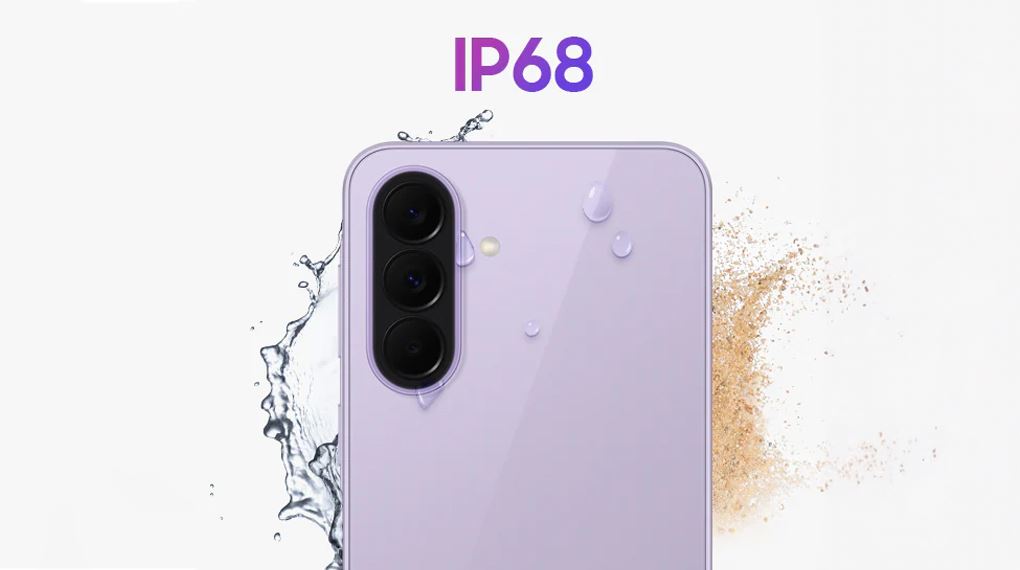 Samsung Galaxy A37 đạt chuẩn IP68, kháng nước ở độ sâu 1.5 mét giúp bạn yên tâm sử dụng trong nhiều môi trường Samsung Galaxy A37 đạt chuẩn IP68, kháng nước ở độ sâu 1.5 mét giúp bạn yên tâm sử dụng trong nhiều môi trường