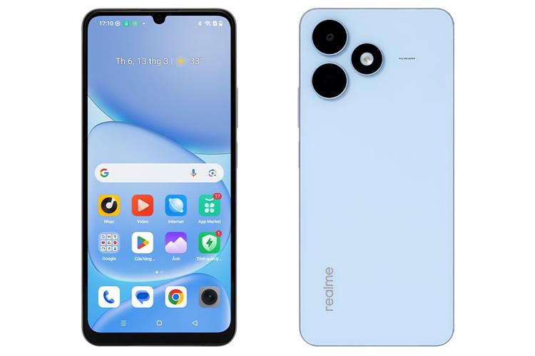Điện thoại realme Note 80 4GB/64GB Màu Xanh Dương