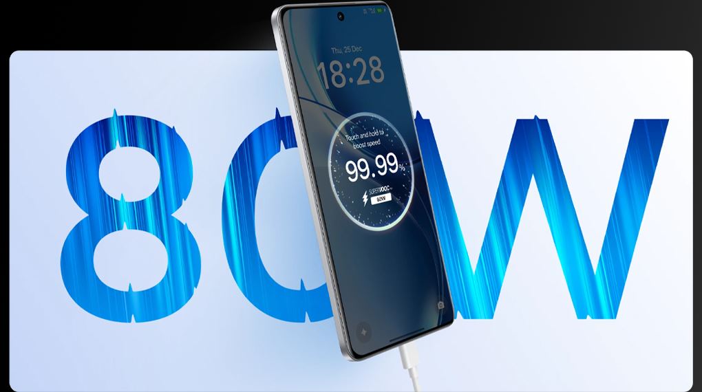 realme P4 Power 5G hỗ trợ sạc nhanh 80W, chỉ với 5 phút sạc đã có thể xem phim liên tục trong gần 4 giờ realme P4 Power 5G hỗ trợ sạc nhanh 80W, chỉ với 5 phút sạc đã có thể xem phim liên tục trong gần 4 giờ