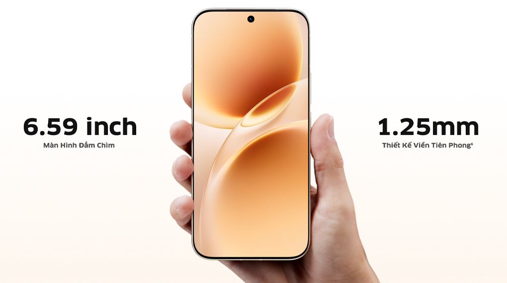 vivo V70 ấn tượng với độ dày chỉ 7.4mm, mang lại cảm giác cầm nắm nhẹ nhàng, thanh thoát và cực kỳ thoải mái vivo V70 ấn tượng với độ dày chỉ 7.4mm, mang lại cảm giác cầm nắm nhẹ nhàng, thanh thoát và cực kỳ thoải mái