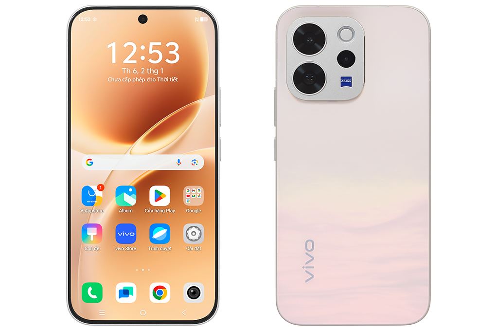 Điện thoại Vivo V70 5G 8GB/256GB Màu Vàng Hồng