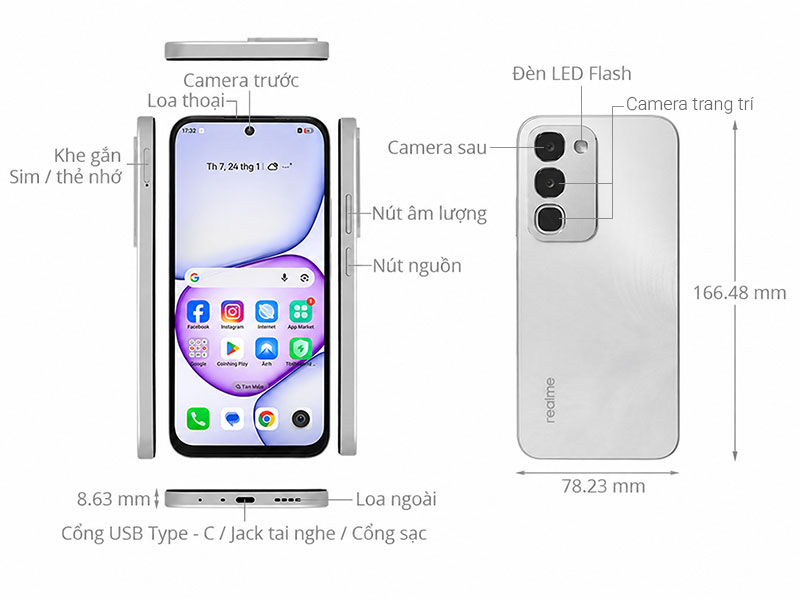 realme C100 4G 6GB/128GB