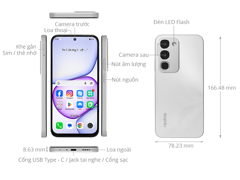 realme C100 4G 8GB/256GB