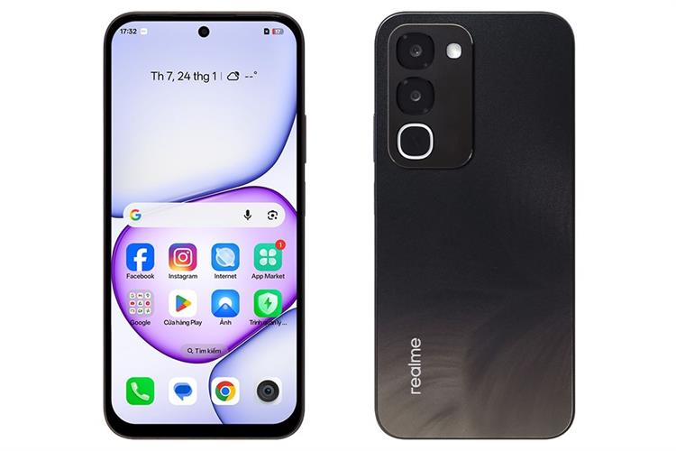 Điện thoại realme C100 4G 8GB/256GB Màu Nâu