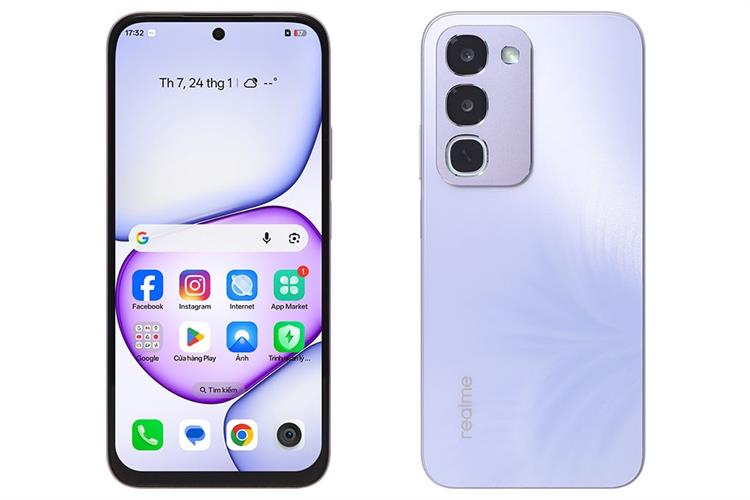 Điện thoại realme C100 4G 8GB/256GB Màu Tím