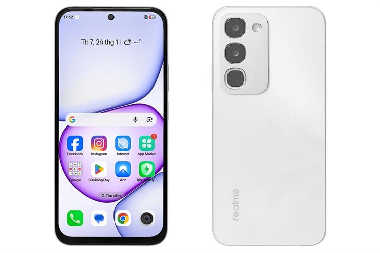 Điện thoại realme C100 4G 8GB/256GB Màu Trắng