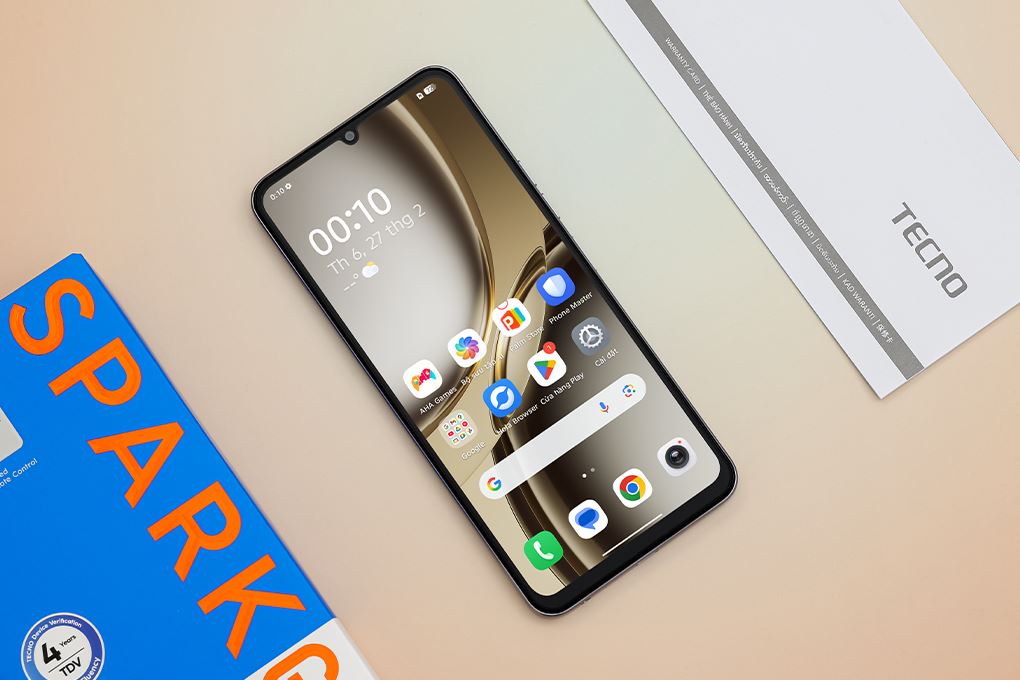 Điện thoại Tecno Spark Go 3 4GB/64GB Màu Xám