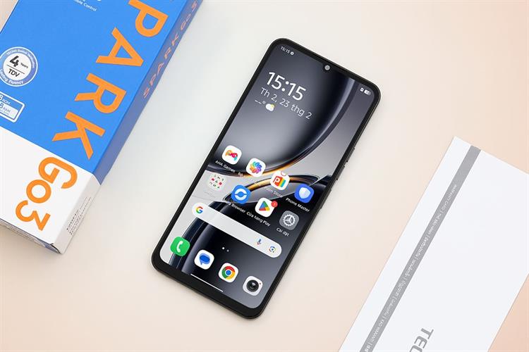 Điện thoại Tecno Spark Go 3 4GB/128GB Màu Đen