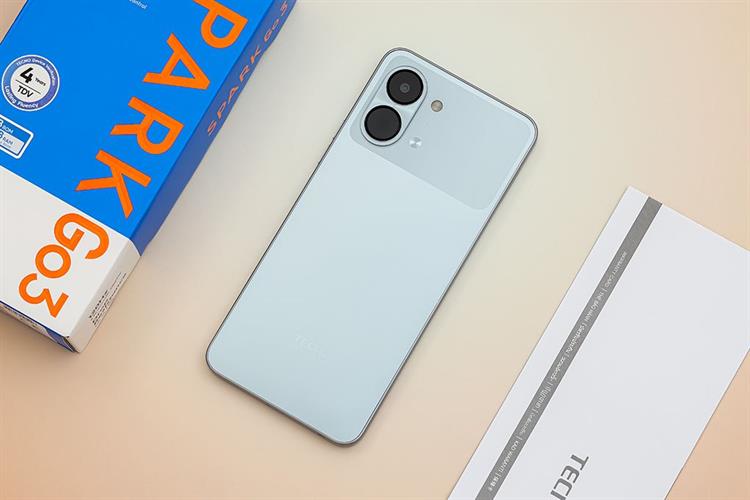 Điện thoại Tecno Spark Go 3 4GB/128GB Màu Xám