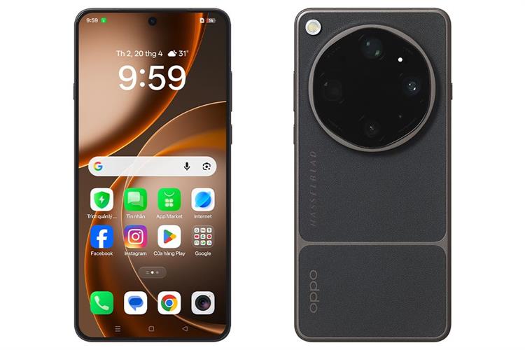 Điện thoại OPPO Find X9 Ultra 12GB/512GB Màu Nâu nhạt