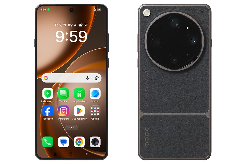 Điện thoại OPPO Find X9 Ultra 12GB/512GB Màu Nâu nhạt