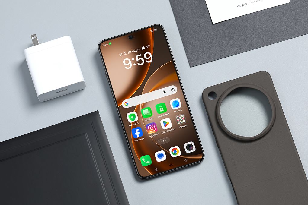 Điện thoại OPPO Find X9 Ultra 12GB/512GB Màu Nâu nhạt