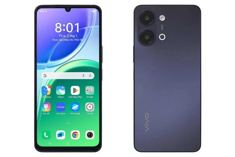 Điện thoại vivo Y05 4GB/128GB Màu Đen