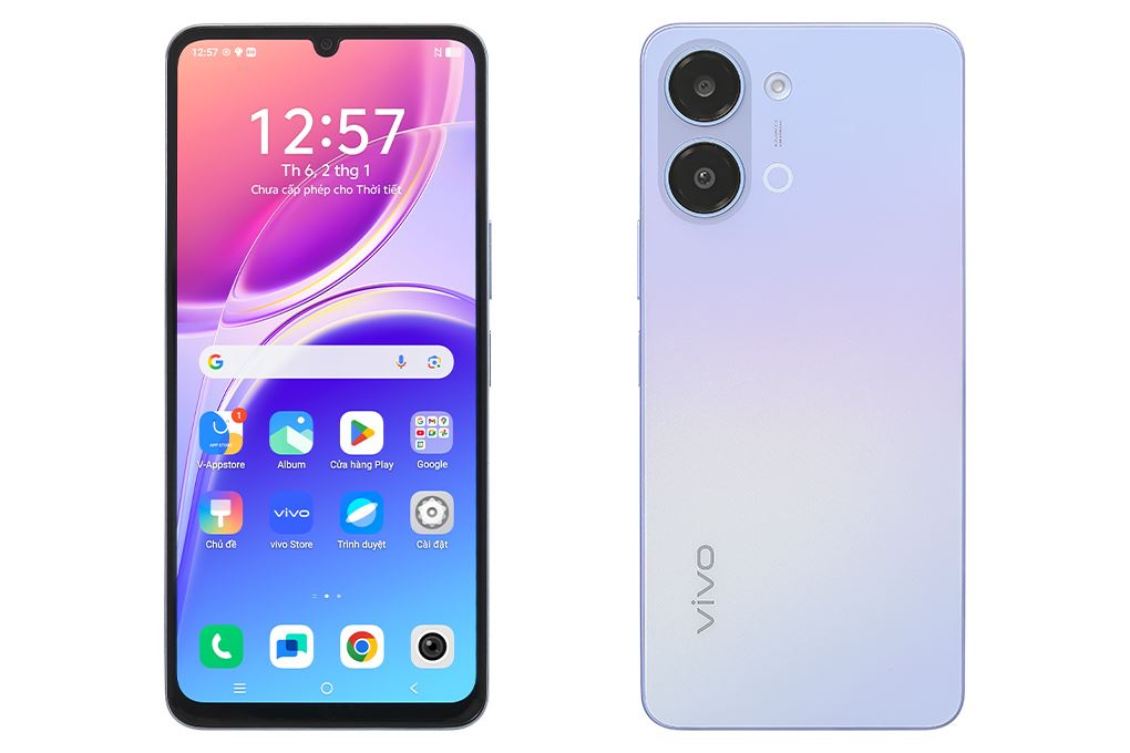 Điện thoại vivo Y05 4GB/128GB Màu Xanh Dương