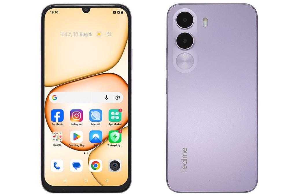 Điện thoại realme C100i 4GB/128GB Màu Tím