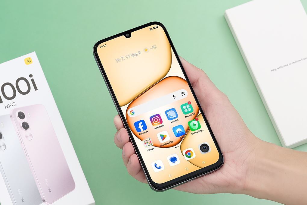 Điện thoại realme C100i 4GB/128GB Màu Tím