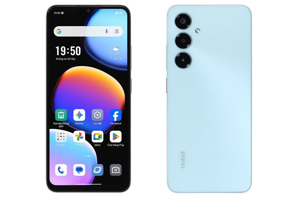 Điện thoại Nubia V80 Max 4GB/128GB Màu Xanh Thiên Thanh