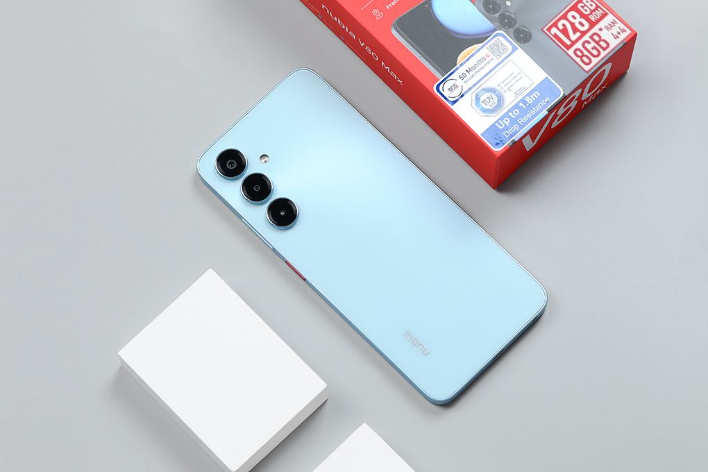 Điện thoại Nubia V80 Max 4GB/128GB Màu Xanh Thiên Thanh