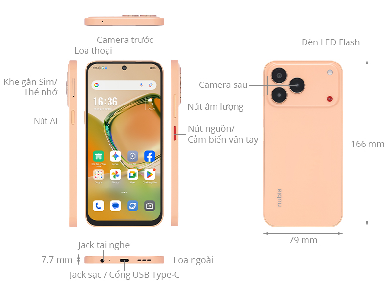 Nubia V80 Design 4GB/128GB