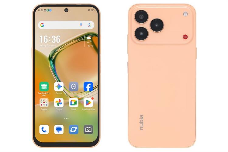 Điện thoại Nubia V80 Design 4GB/128GB Màu Cam nhạt