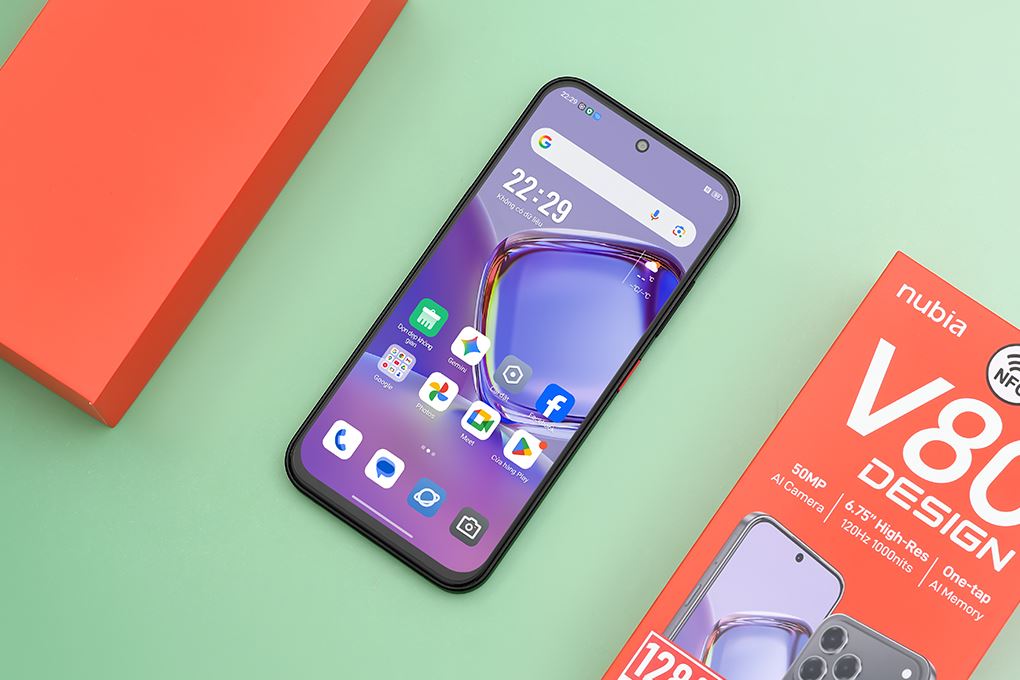 Điện thoại Nubia V80 Design 4GB/128GB Màu Đen