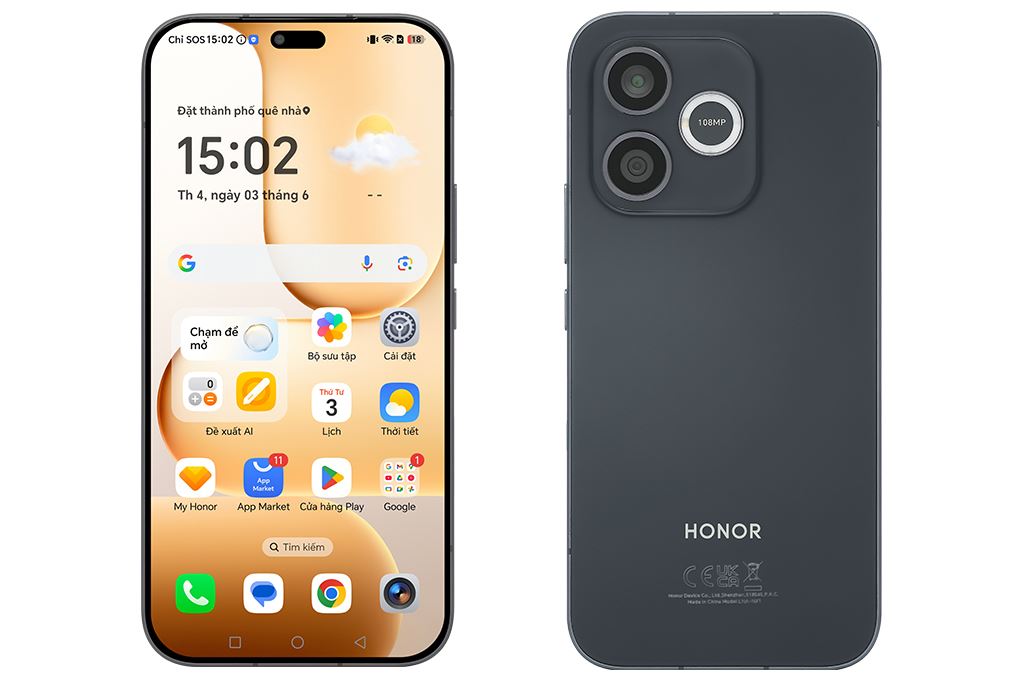 Điện thoại Honor 600 Lite 8GB/256GB Màu Đen