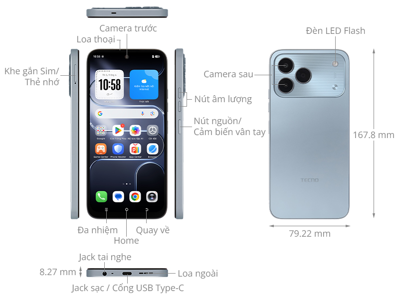 Tecno Spark 50 4GB/128GB