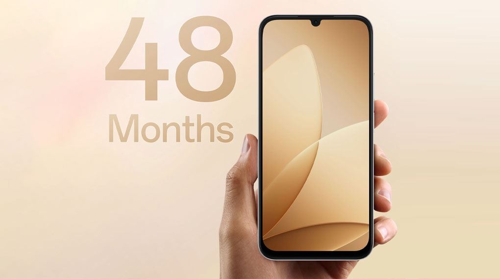 OPPO A6c đảm bảo hiệu năng mượt mà suốt 48 tháng, giúp thiết bị hoạt động ổn định và bền bỉ theo thời gian