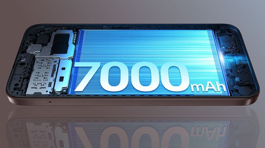 OPPO A6c với pin khủng 7000 mAh cho thời gian sử dụng đến 3 ngày, xóa tan nỗi lo hết pin khi làm việc ngoài trời cả ngày