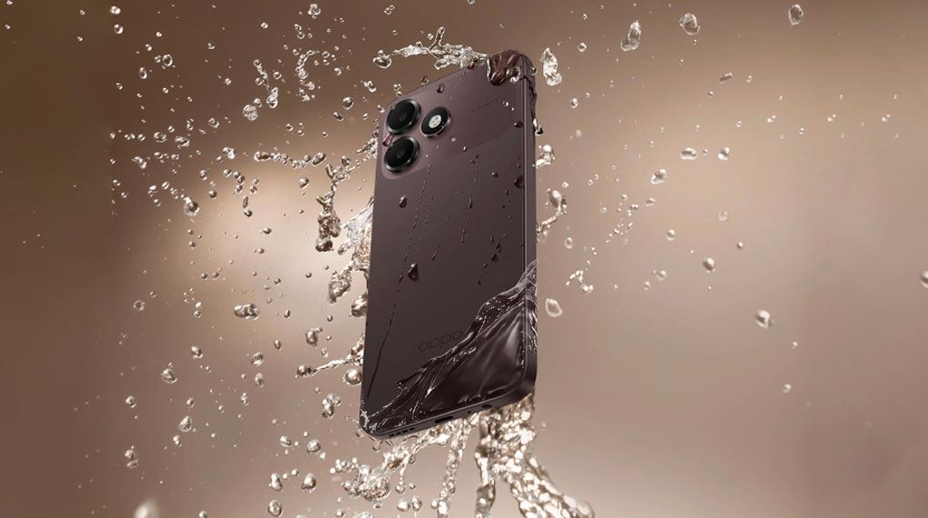OPPO A6c 128GB đạt chuẩn kháng nước bụi IP64, giúp bạn yên tâm sử dụng xem bản đồ ngay cả khi gặp cơn mưa bất chợt trên đường