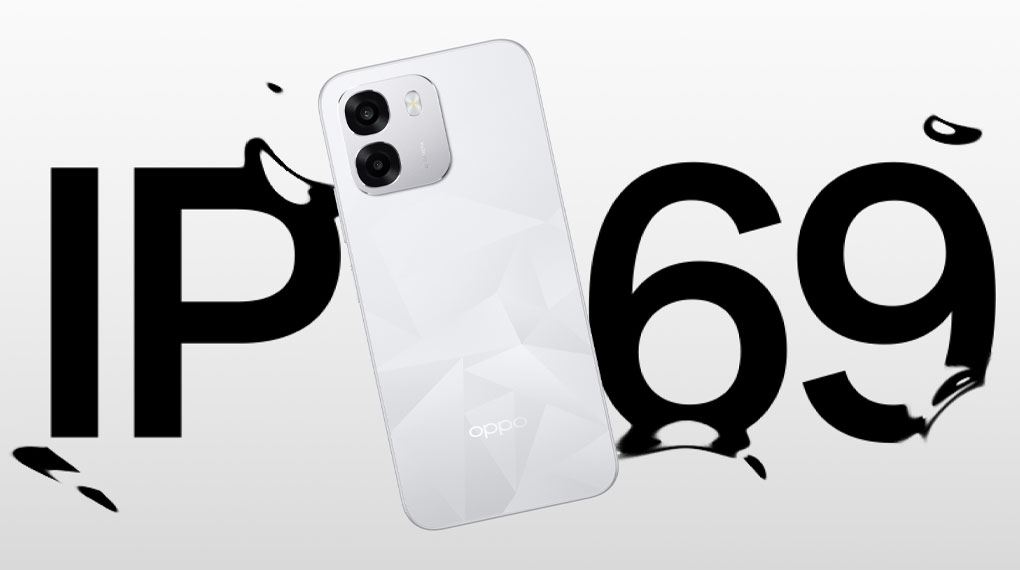 OPPO A6t Pro bền bỉ với chuẩn IP69, chịu được tia nước áp lực cao và nhiệt độ lớn, giúp máy an toàn trong mọi điều kiện