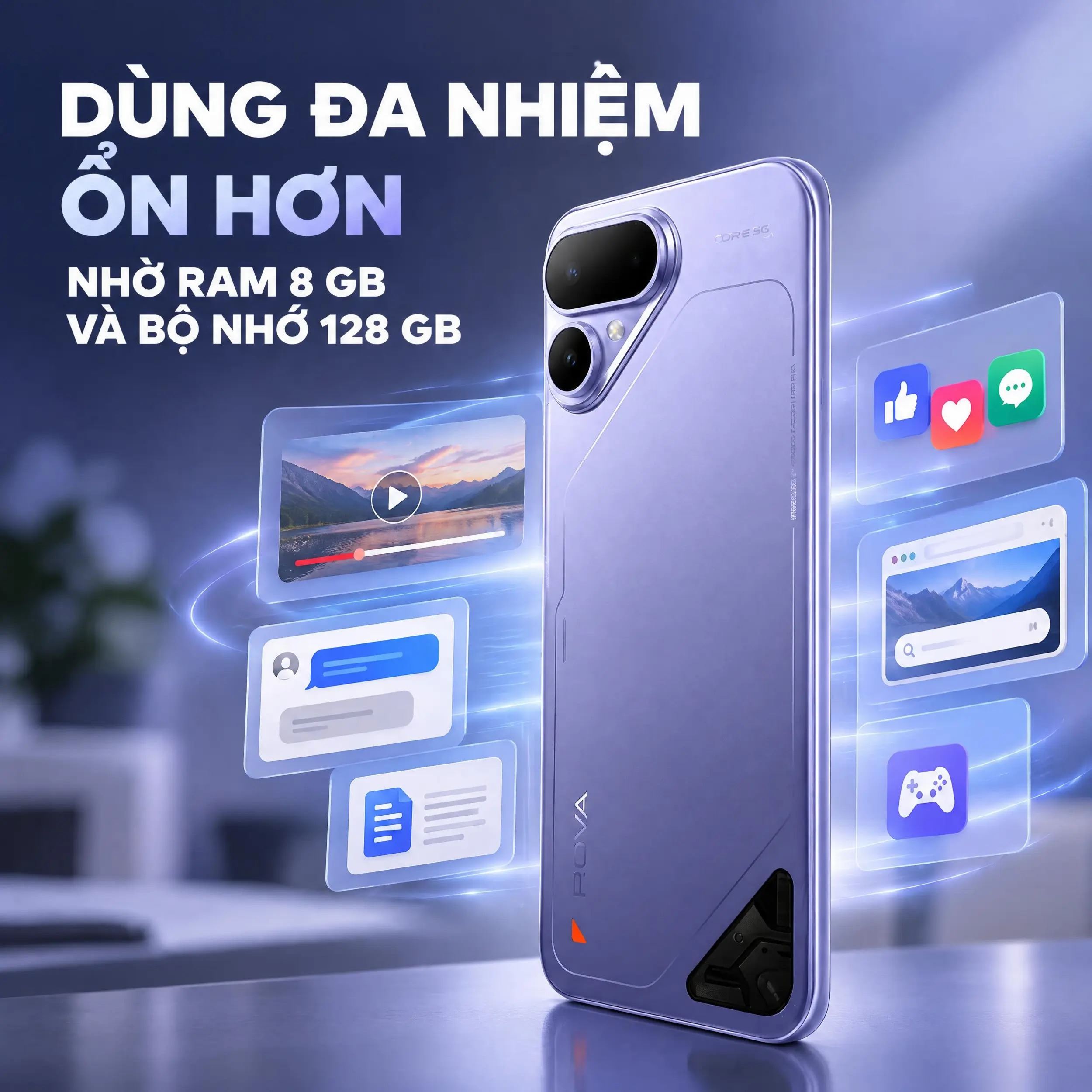 Tecno Pova Curve 2 5G 8GB/128GB - dùng đa nhiệm Tecno Pova Curve 2 5G 8GB/128GB - dùng đa nhiệm