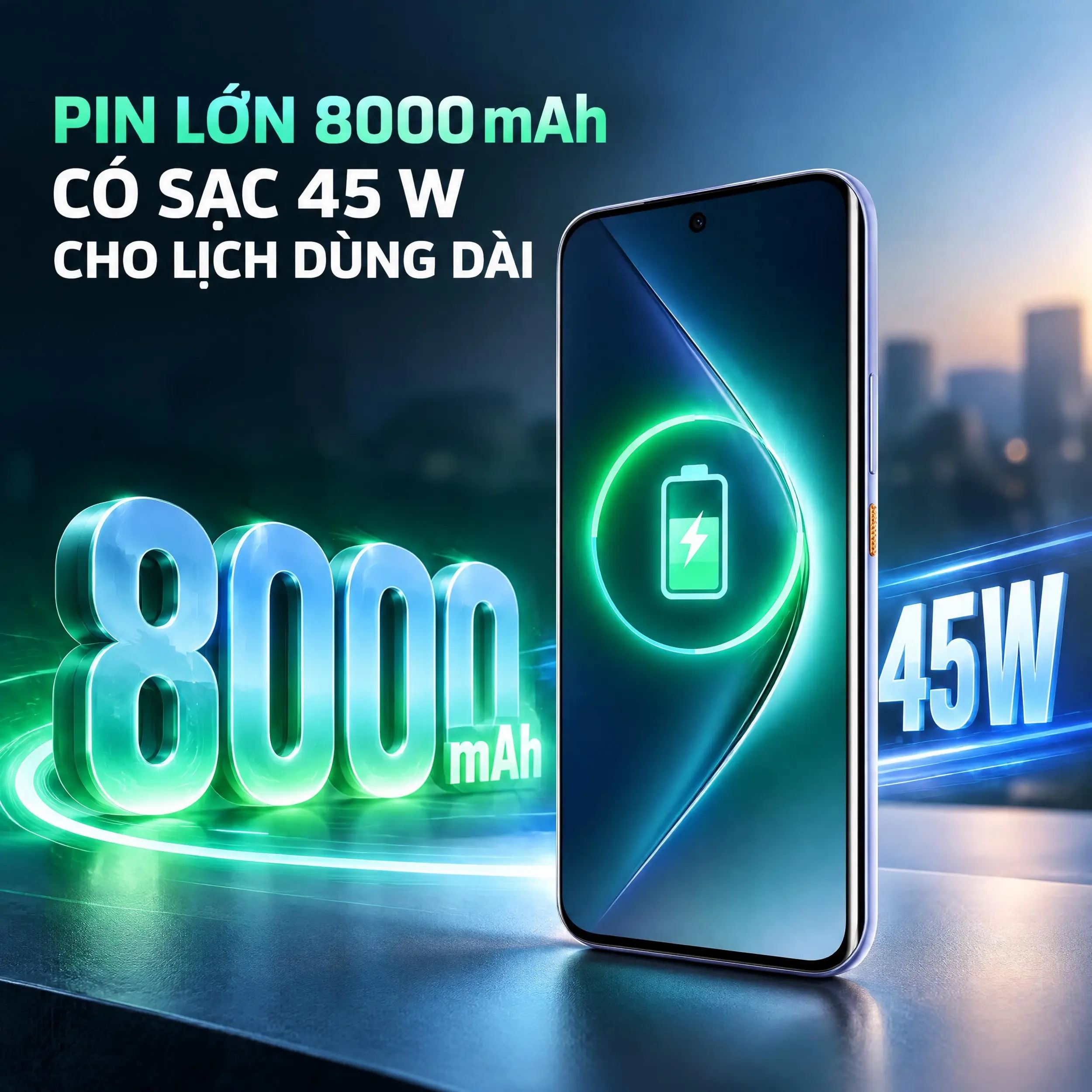Tecno Pova Curve 2 5G 8GB/128GB - dung lượng pin và sạc Tecno Pova Curve 2 5G 8GB/128GB - dung lượng pin và sạc