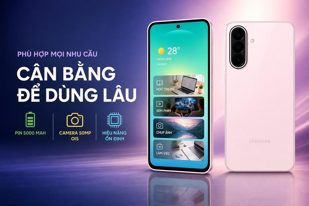 Điện thoại Samsung Galaxy A27 8GB/128GB Màu Hồng