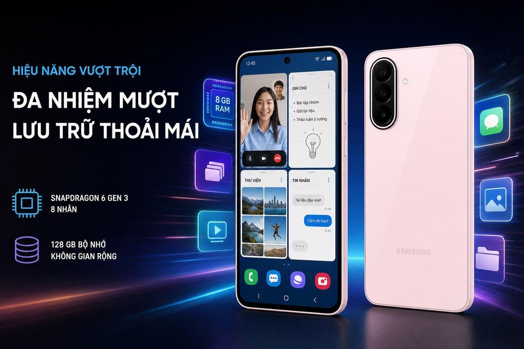 Điện thoại Samsung Galaxy A27 8GB/128GB Màu Hồng