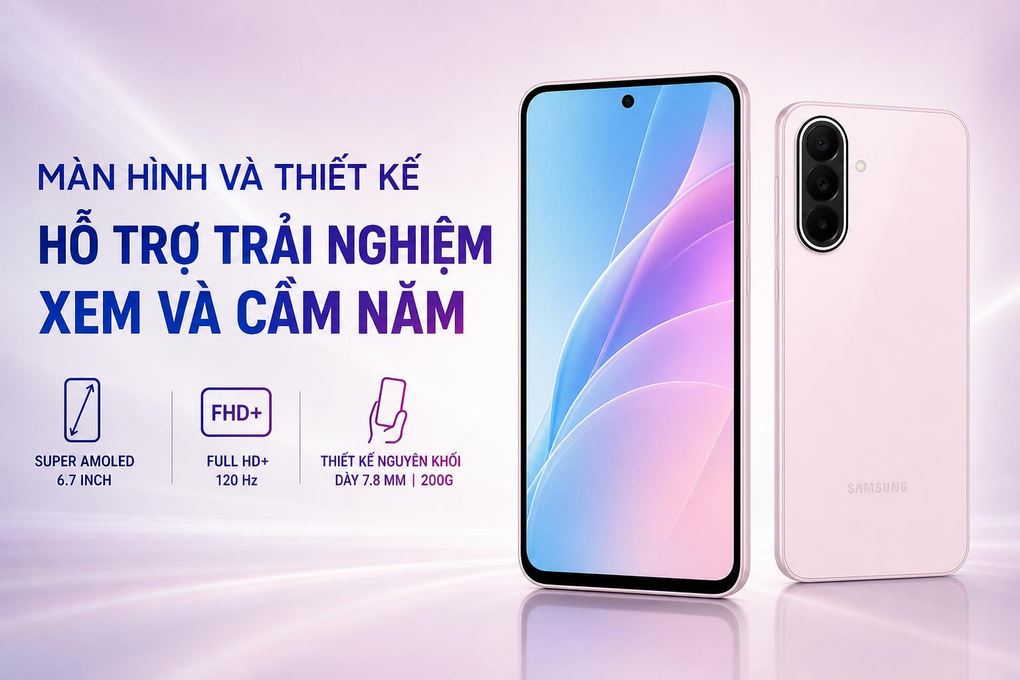 Điện thoại Samsung Galaxy A27 8GB/128GB Màu Hồng