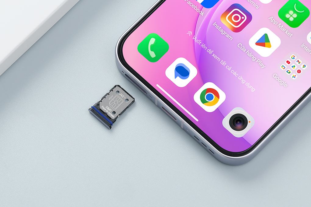 Điện thoại OPPO Reno16 5G 8GB/256GB Màu Tím nhạt
