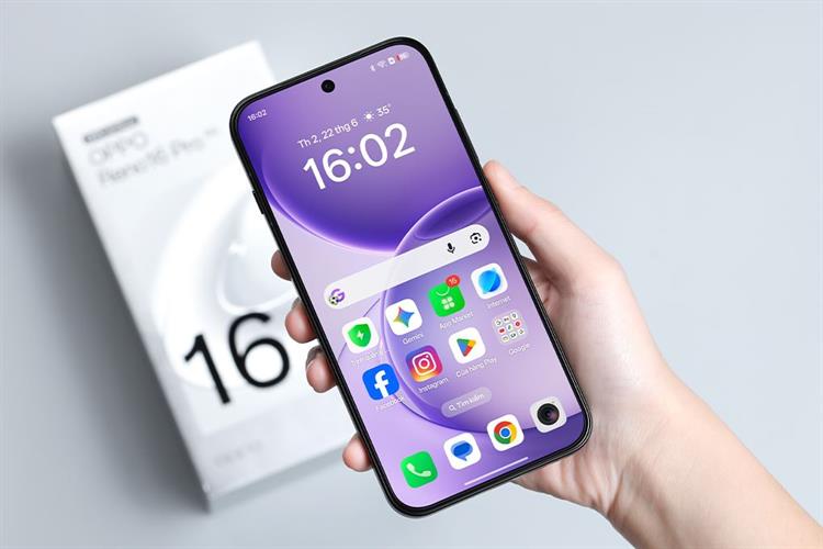 Điện thoại OPPO Reno16 Pro 5G 12GB/256GB Màu Đen