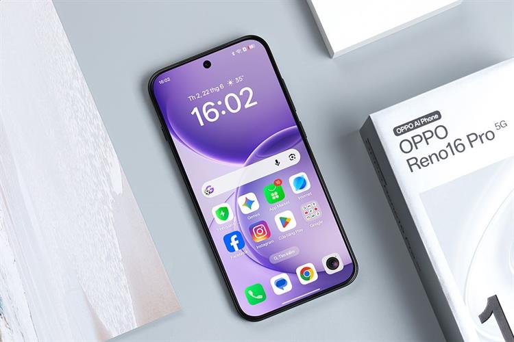 Điện thoại OPPO Reno16 Pro 5G 12GB/256GB Màu Đen
