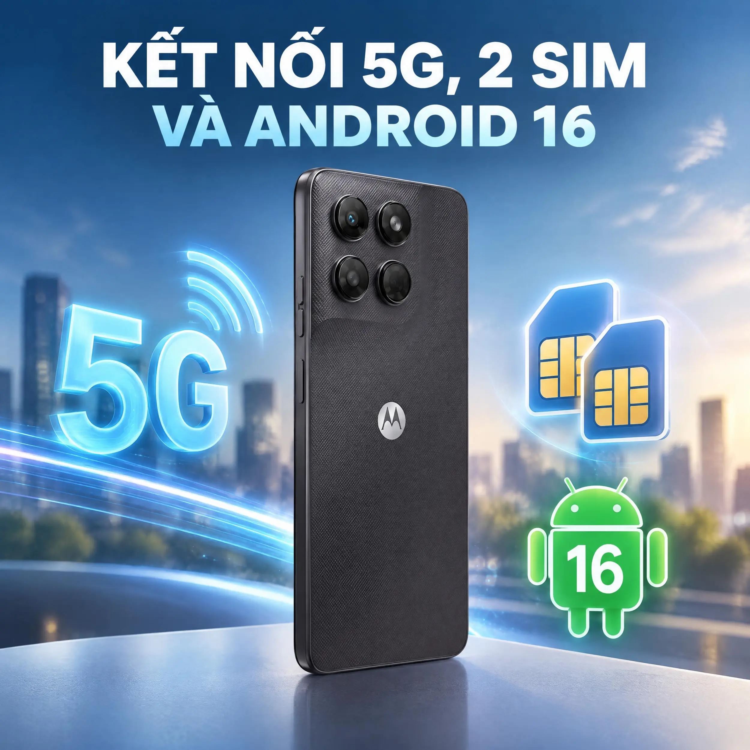 Motorola Moto G37 5G 4GB/64GB - kết nối